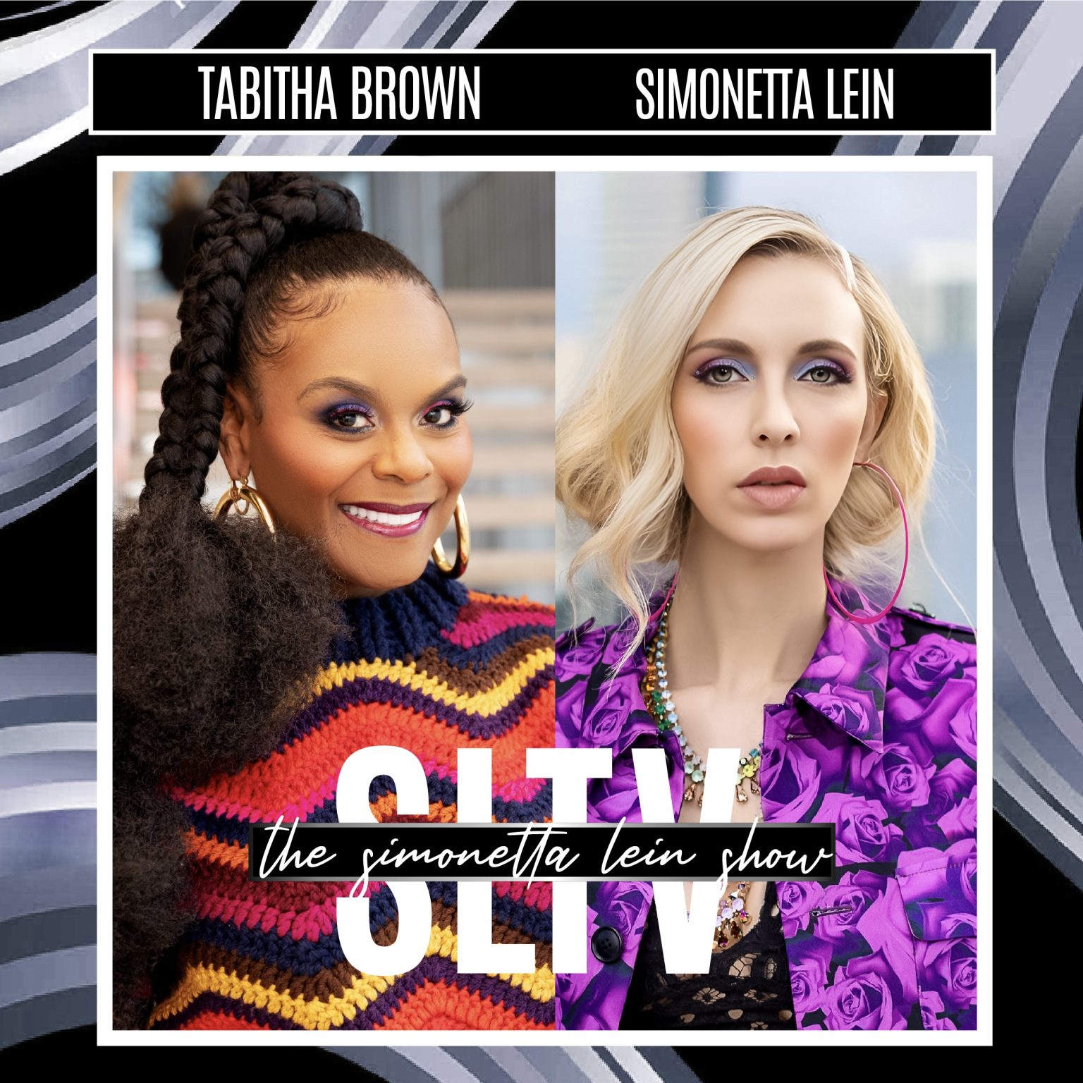 Tabitha Brown Guests On The Simonetta Lein Show On SLTV