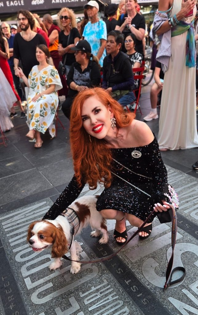 Host Lorraine Silvetz Rocks The Stage of “Pause for World Peace” at Times Square for International Peace Day 9/21/24